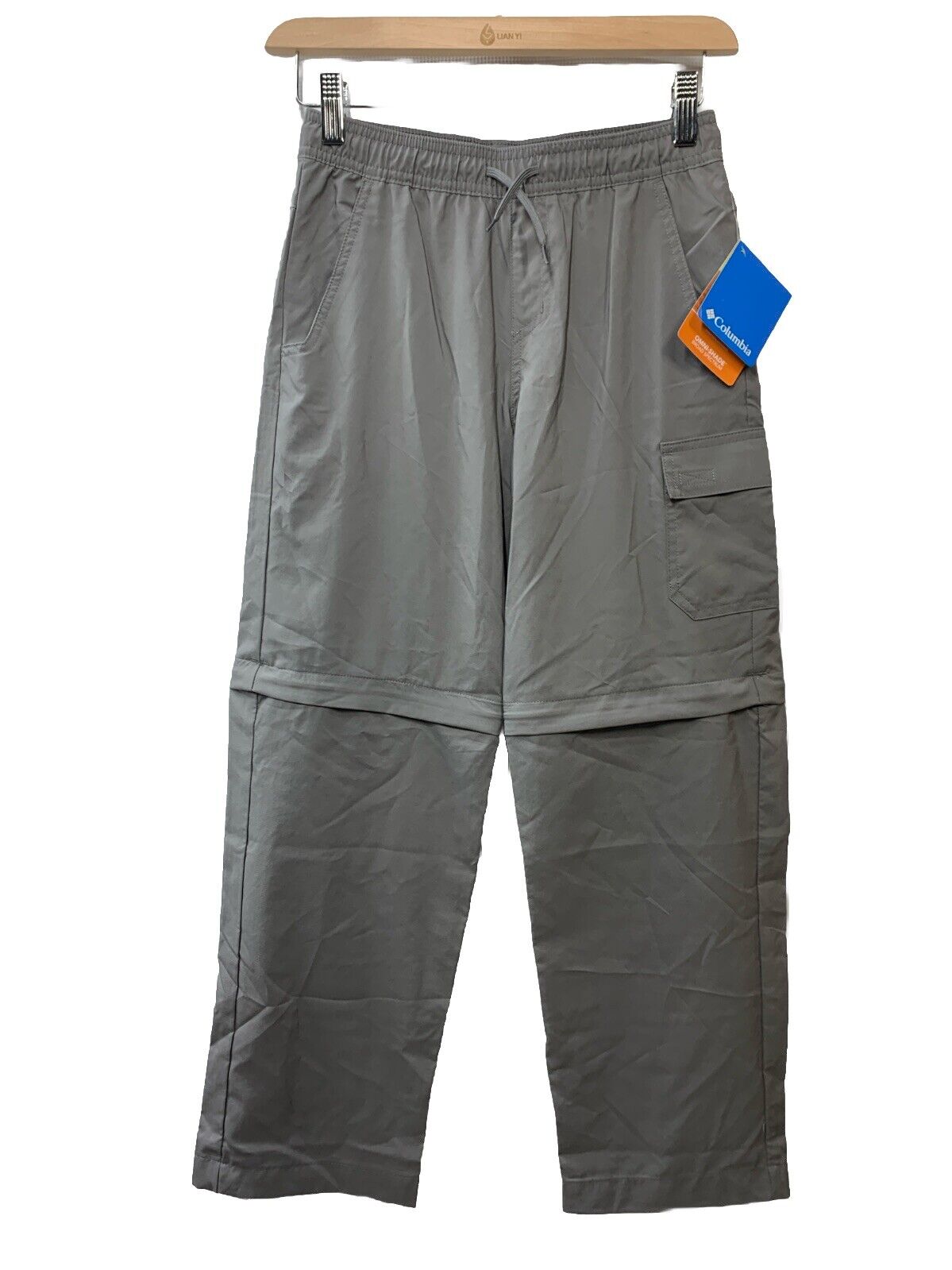 Columbia Boys' Silver Ridge IV Convertible Long Pants City Gray AB7555 Size YM