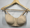 Women's Red Carpet Strapless Bra Solid Beige Underwired Size 36DDD Full Coverage