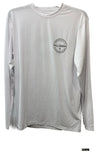 BILLABONG Men's Classic Roto L/S Surf Shirt LF White Size Meduim Long Sleeve