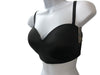 854372 Staying Power Wire Free Strapless Bra 38C  Soft Foam Cups Black