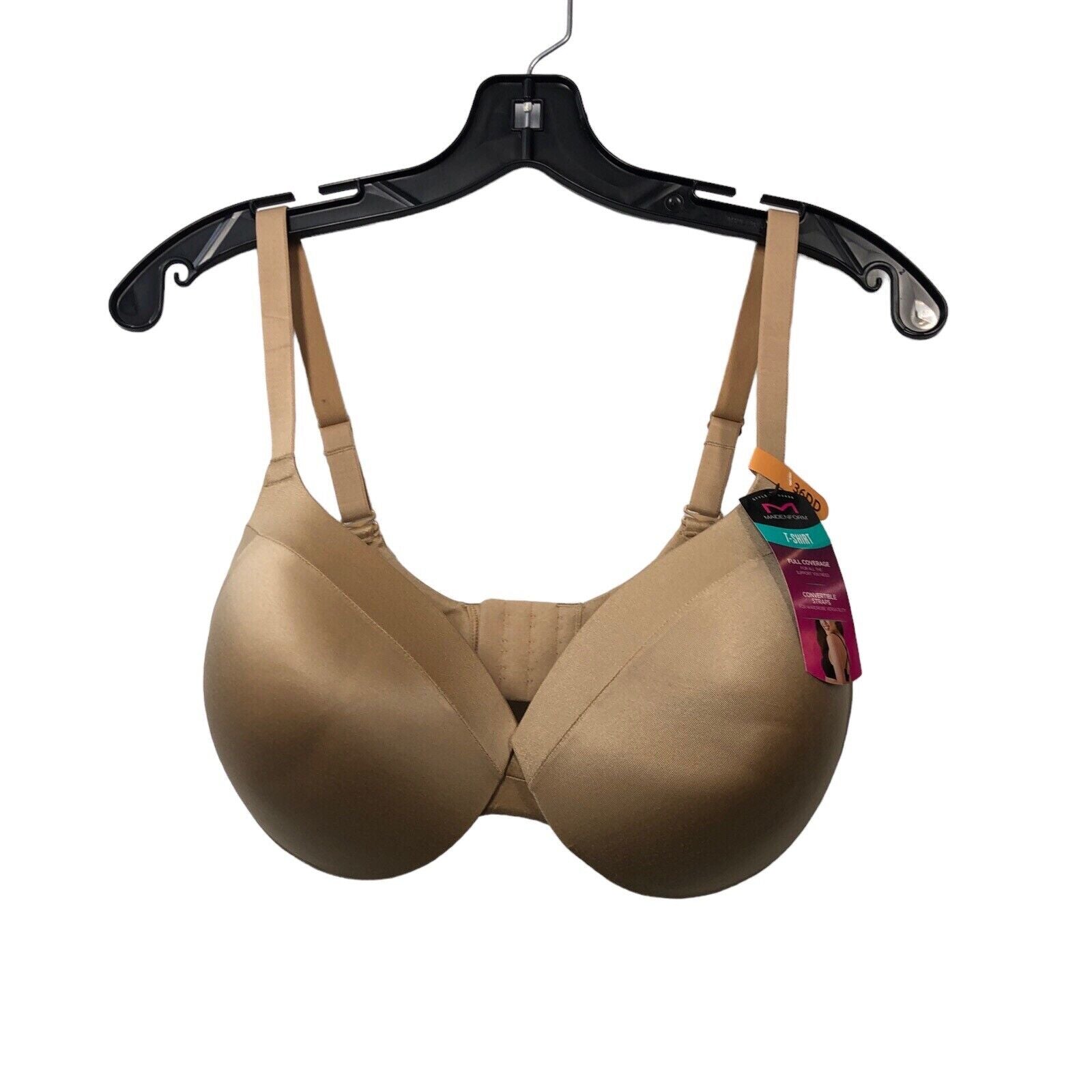 010X05 Maidenform 09436 Comfort Devotion Extra-Coverage Bra Size 36DD Beige