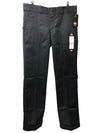 Dickies Womens Original Work Long Pant with Wrinkle And Stain Resistance 4 Black