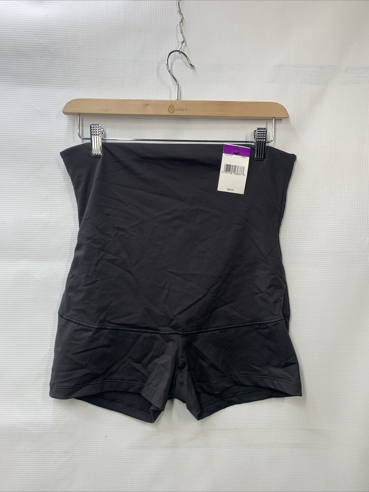 Maidenform FL2107 Women's High Waist Boyshort with Cool Comfort Size 2XL Black