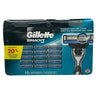 Gillette Mach3 Razor Blade Refills Classic Close Shave for Men 15 Cartridges