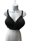 Women's Softly Styled Wirefree T-Shirt Bra Black Opaque Size 38DDD 856301