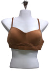 CALVIN KLEIN Perfectly Fit Flex Lightly Lined Dark Orange Bralette Bra Womens M