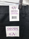 Gloria Vanderbilt Amanda Classic Straight Jeans Long Pants Regular 4 Petite