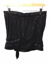 Grace Karin Women's Black Sparkly Sequin Sleeveless Size Medium Blouse for Party