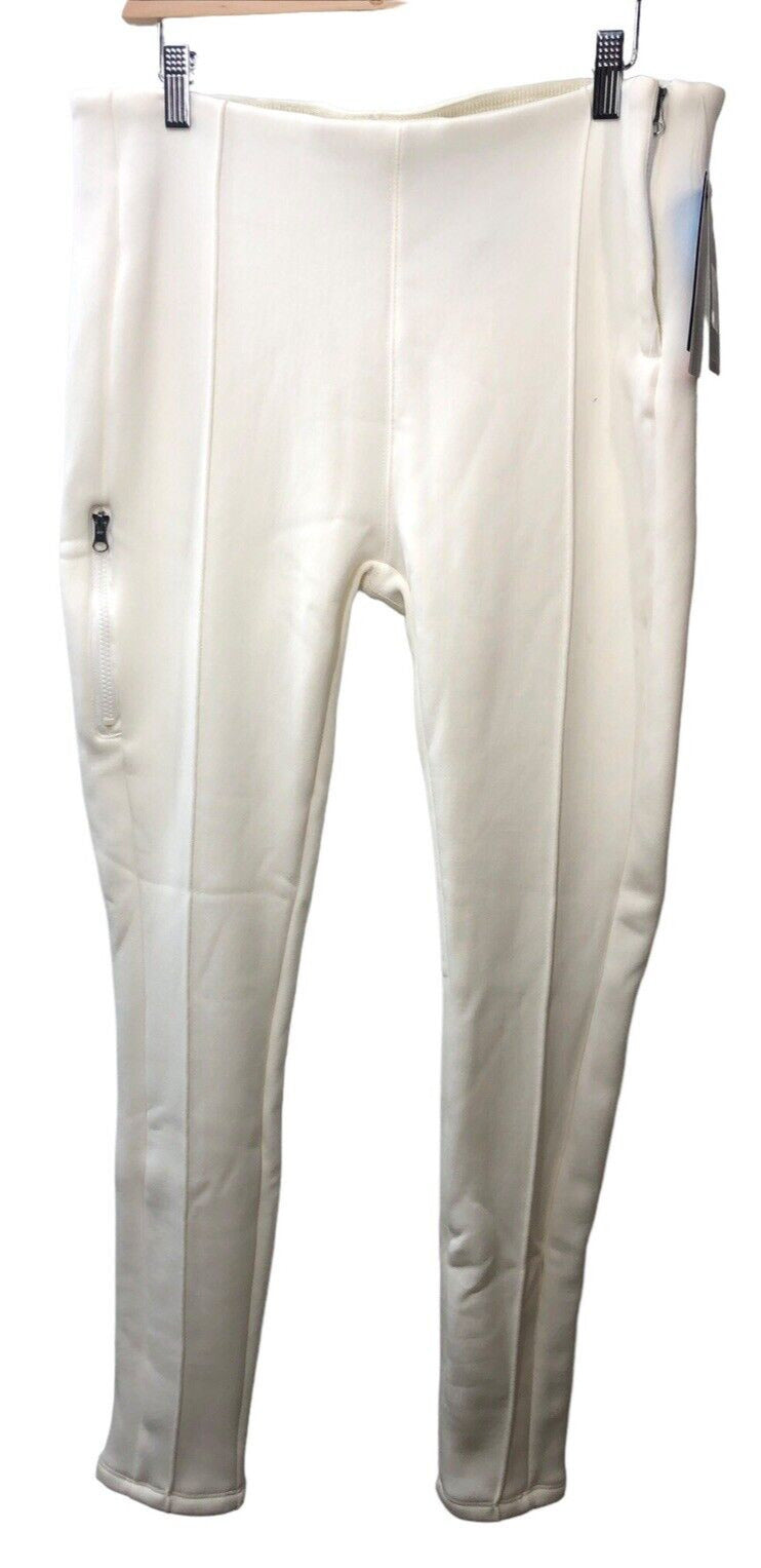 AQ Arctic Quest Ladies Skinny Leg Ski and Snow Long Pant Vanilla Size Long White