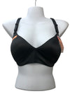 Warners No Side Effects Wire-Free T-Shirt Bra 1056 Size 36D 01056-024 Black