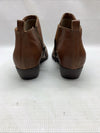 LUCKY BRAND Basel Toffee Leather Zip Ankle Boot Booties Women’s Size 10 Brown