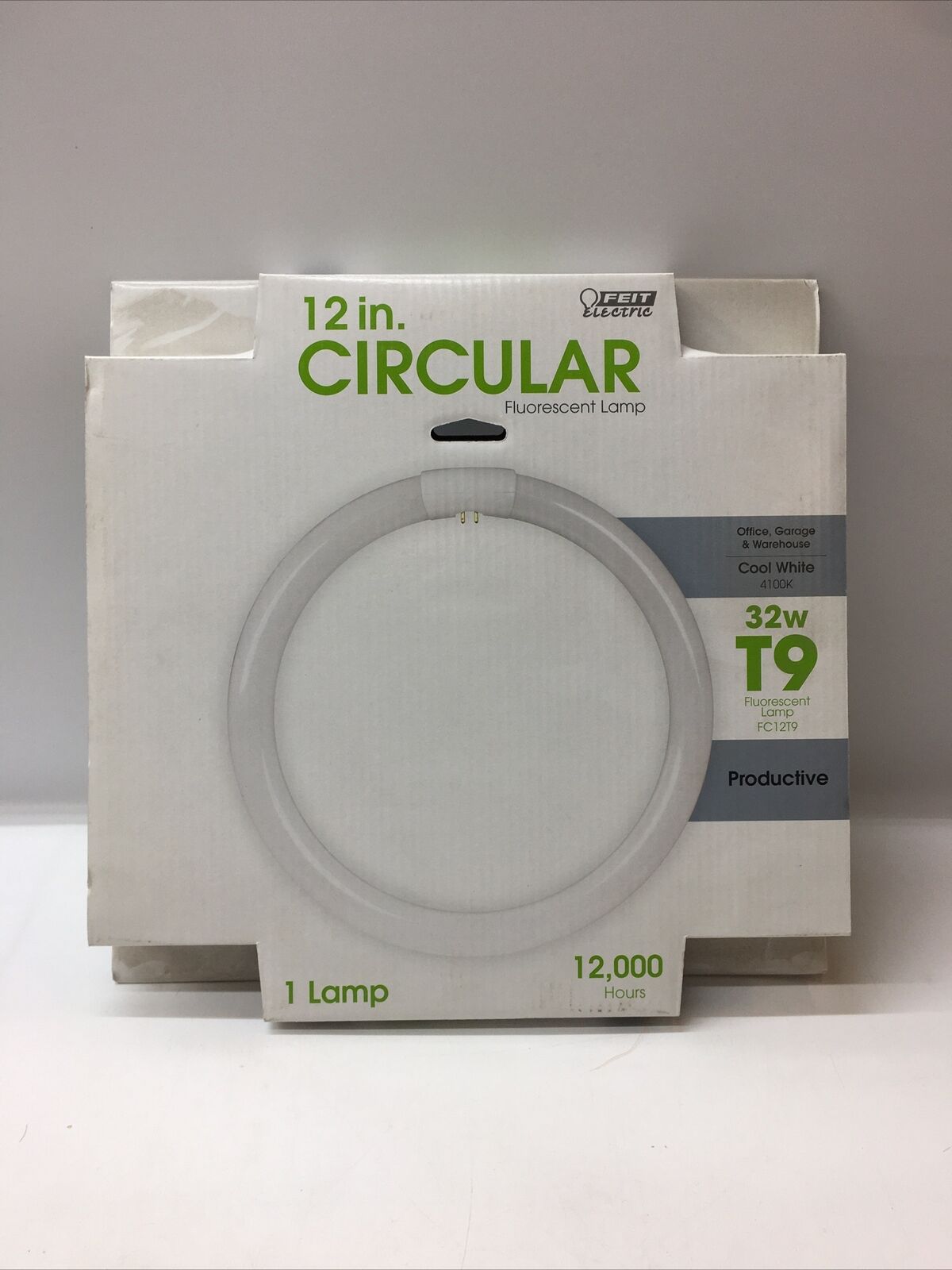 Feit Electric 12 in Circular Light Builb 32 W T9 Fluorescent Coil White Lot Of 6