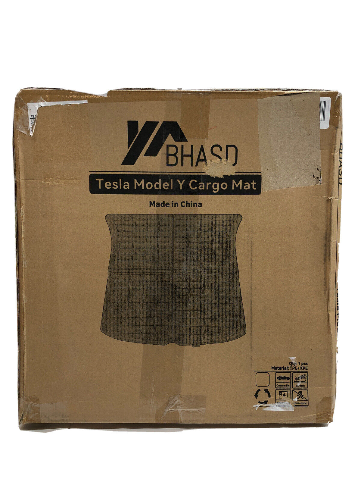 KIKIMO Tesla Model Y Trunk Mat Cargo Mat Tesla Model Y Accessories 2020-2023