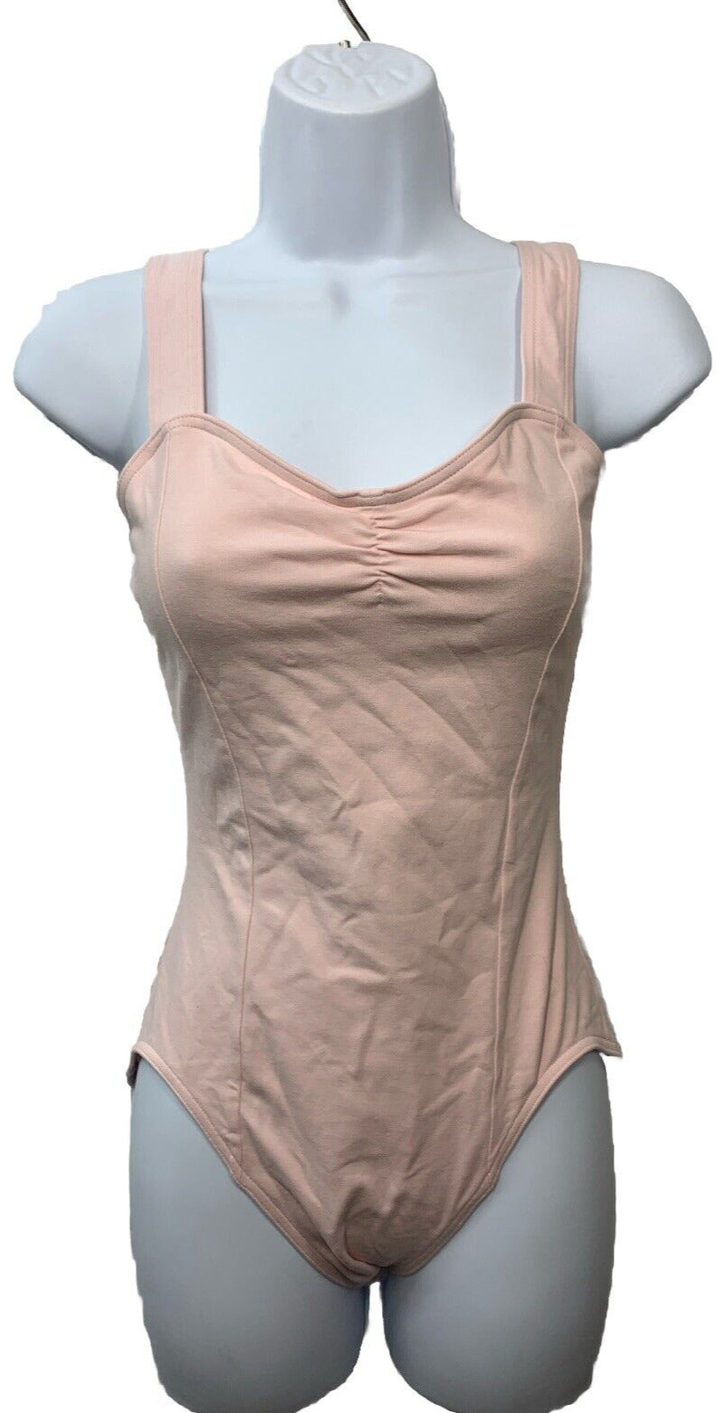 Capezio Women's Princess Tank Leotard CC202 Pink Size Large Sweetheart Neckline