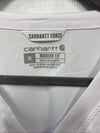 Carhartt Women’s Force Cross Flex Modern White Scrub Top V-neck X Large White