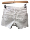 Calvin Klein Jeans Big Kids Girls' White Cut-Off Boyfriend Shorts Size 10 Zipper