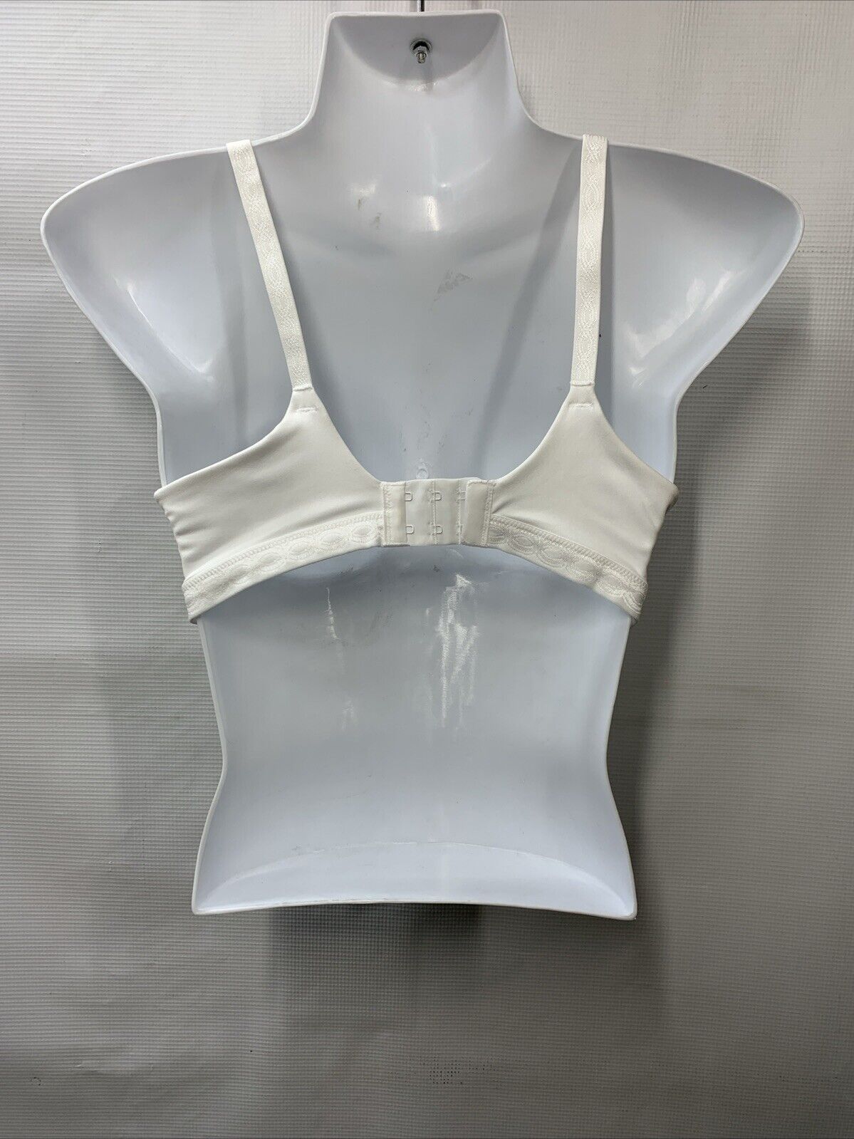 Warner's Women's White Cloud 9 Bra Seriously Soft Wire-Free Light 01269 Size 34B