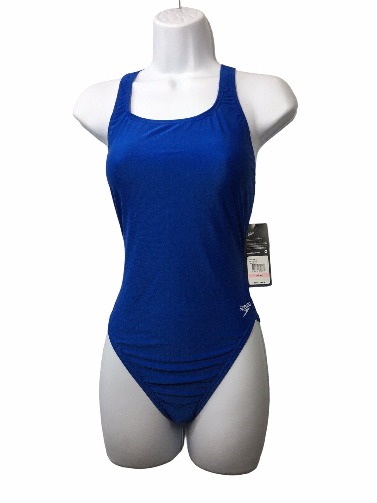 Ibiza Blue Speedo Super Proback One Piece Pro LT Swimsuit Bathing Size 10/36 Blu