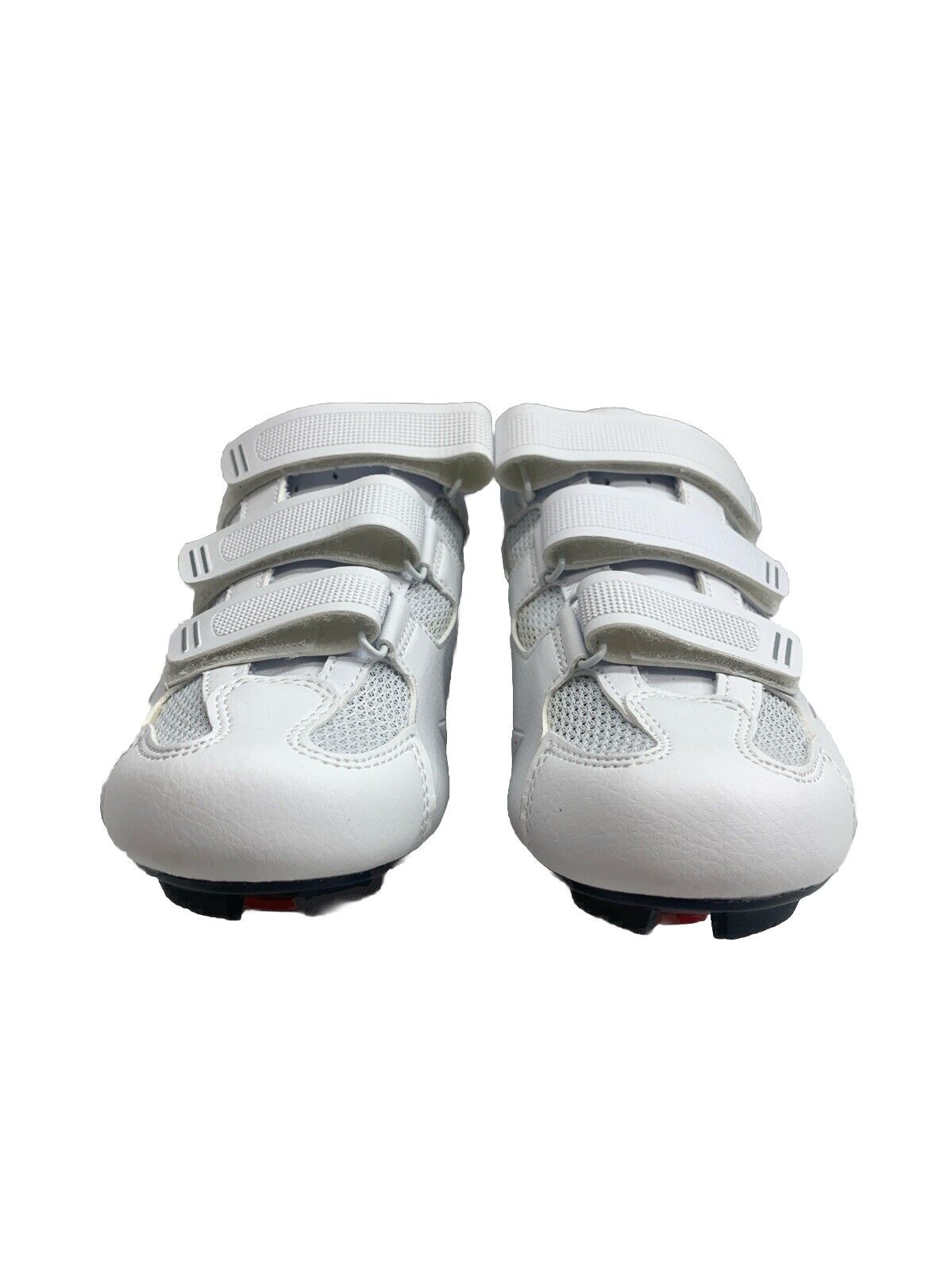 TOMMASO Womens White Pista 100 Cycling/Spin Shoes with Clips Size 8 Sneaker