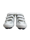 TOMMASO Womens White Pista 100 Cycling/Spin Shoes with Clips Size 8 Sneaker