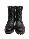 Jousen Boots Shoes for Men Casual Dress Retro Lace Up Motorcycle Black Size 11