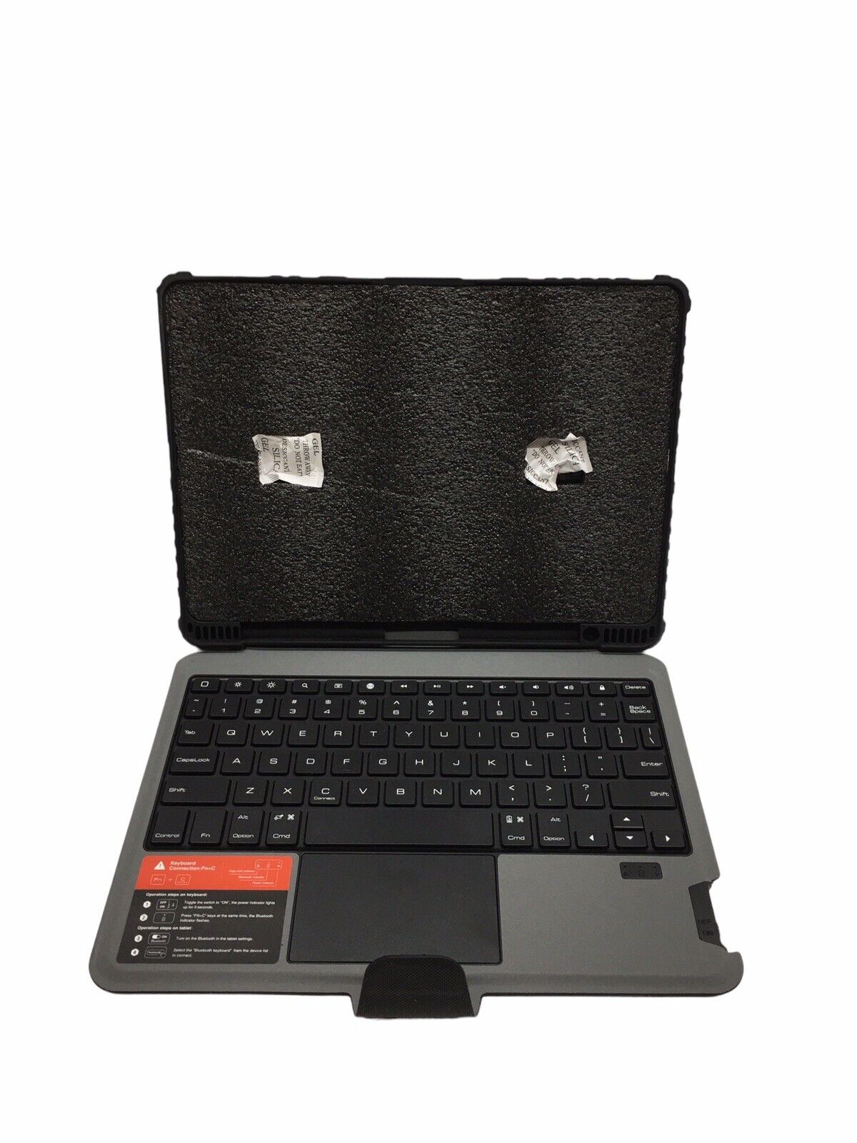 Nillkin iPad 9th Generation Case with Keyboard and Slide Camera Cover Black