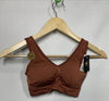 Women's 835275 B-Smooth Wire Free Bralette Copper Brown Size 32 Removable Pads