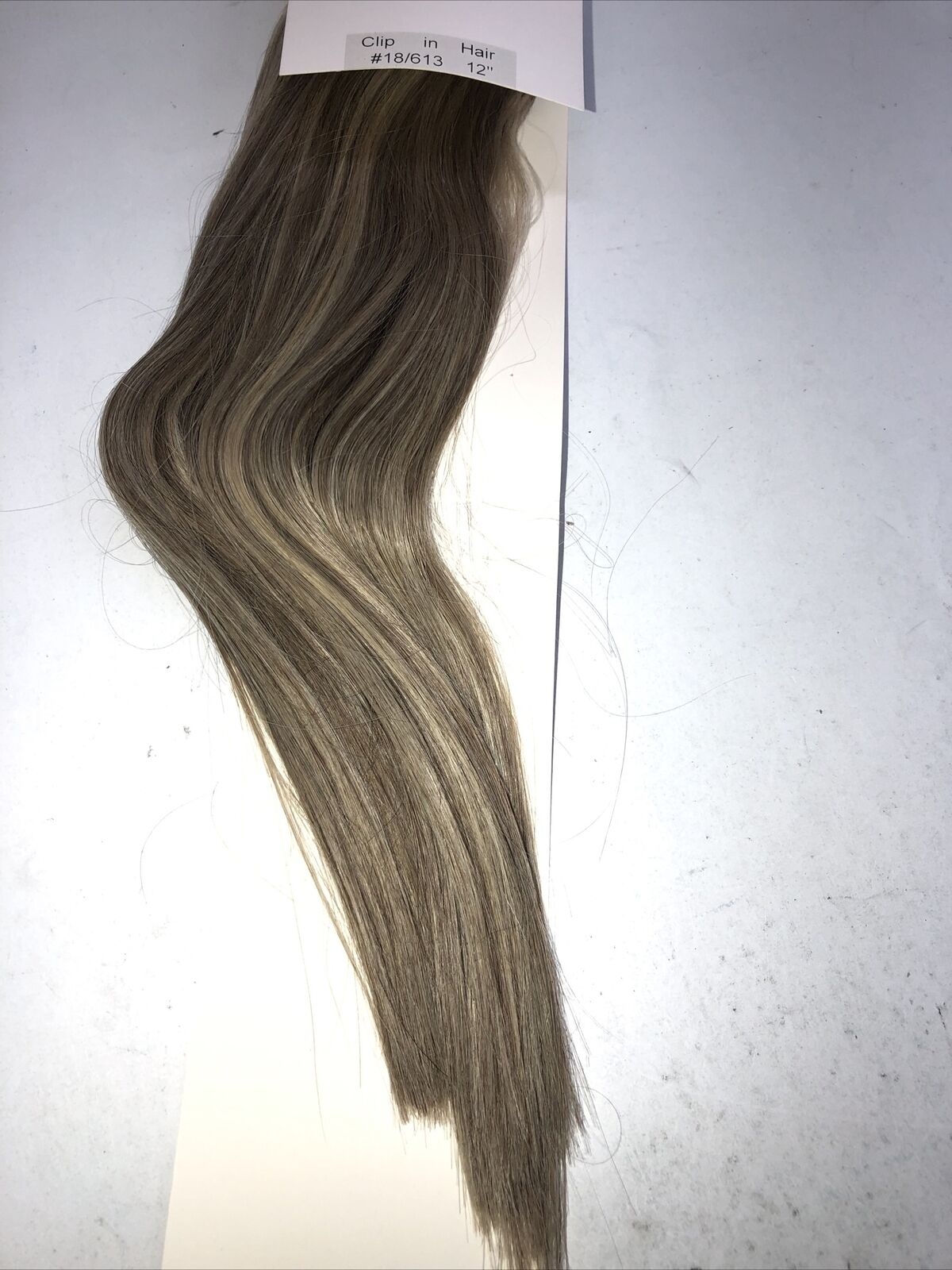 Clip In Hair Extensions Human Hai100% Human Hair Extensions( 12Inch #18/613)