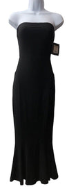 Norma Kamali Women's Strapless Fishtail Midcalf Dress  Size XXS/32 Black