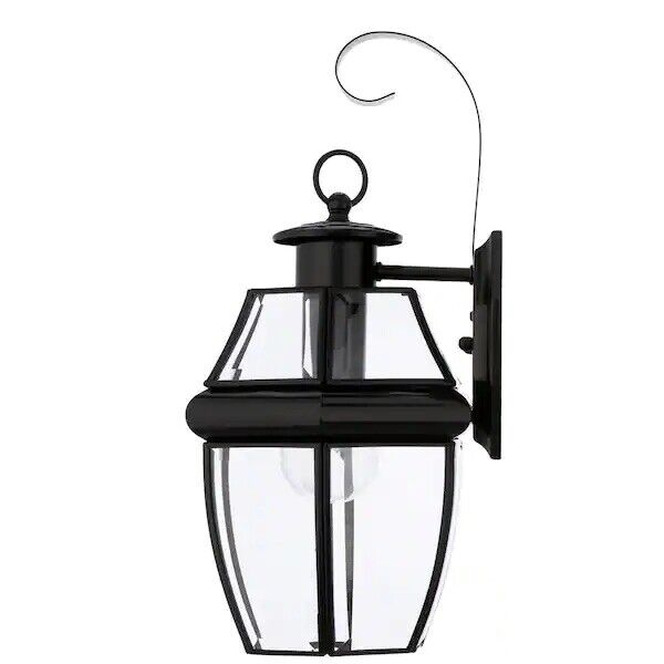 Sea Gull Lighting 8038-12 Lancaster 1 Light 12 inch Black Outdoor Wall Lantern