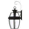 Sea Gull Lighting 8038-12 Lancaster 1 Light 12 inch Black Outdoor Wall Lantern