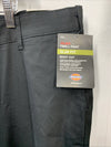 Dickies Women's Flat Front Stretch Twill Long Pant Desert Black Size 24 Regular