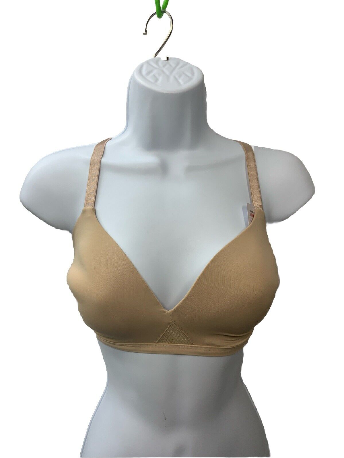 Hanes Wirefree Foam ComfortFlex Oh So Light Tag-free Bra Nude MHG521 Size M