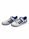 Adidas Men's Forum Low Shoes Sneakers FY7756 Leather Shoes White Blue Size 10.5