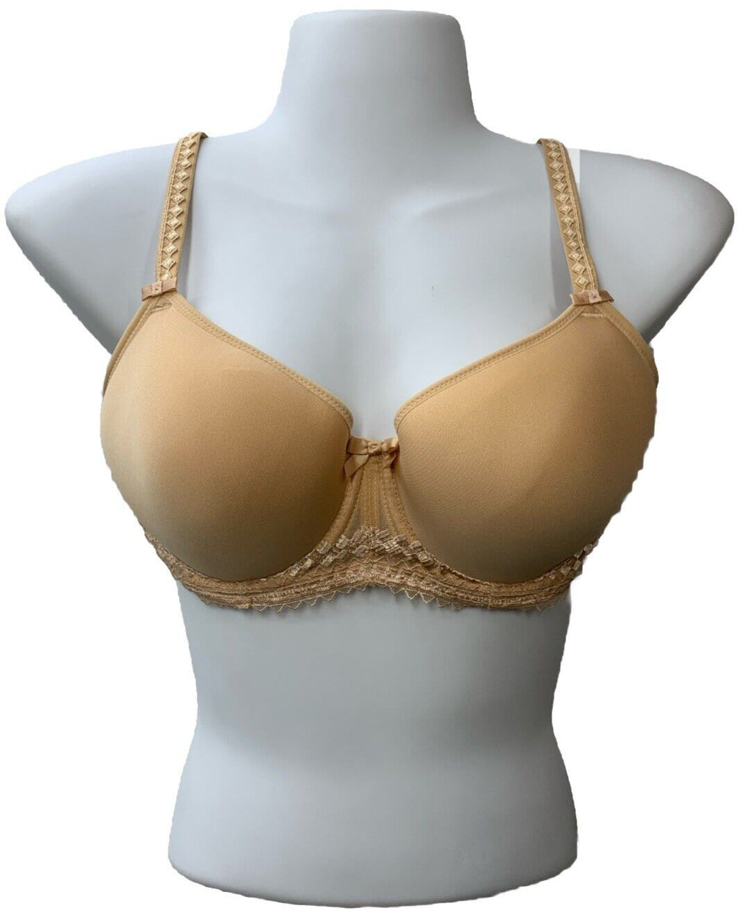 Fantasie Rebecca Molded Spacer Bra Size 30DDD FL2024NUE Beige Opaque Full Cup