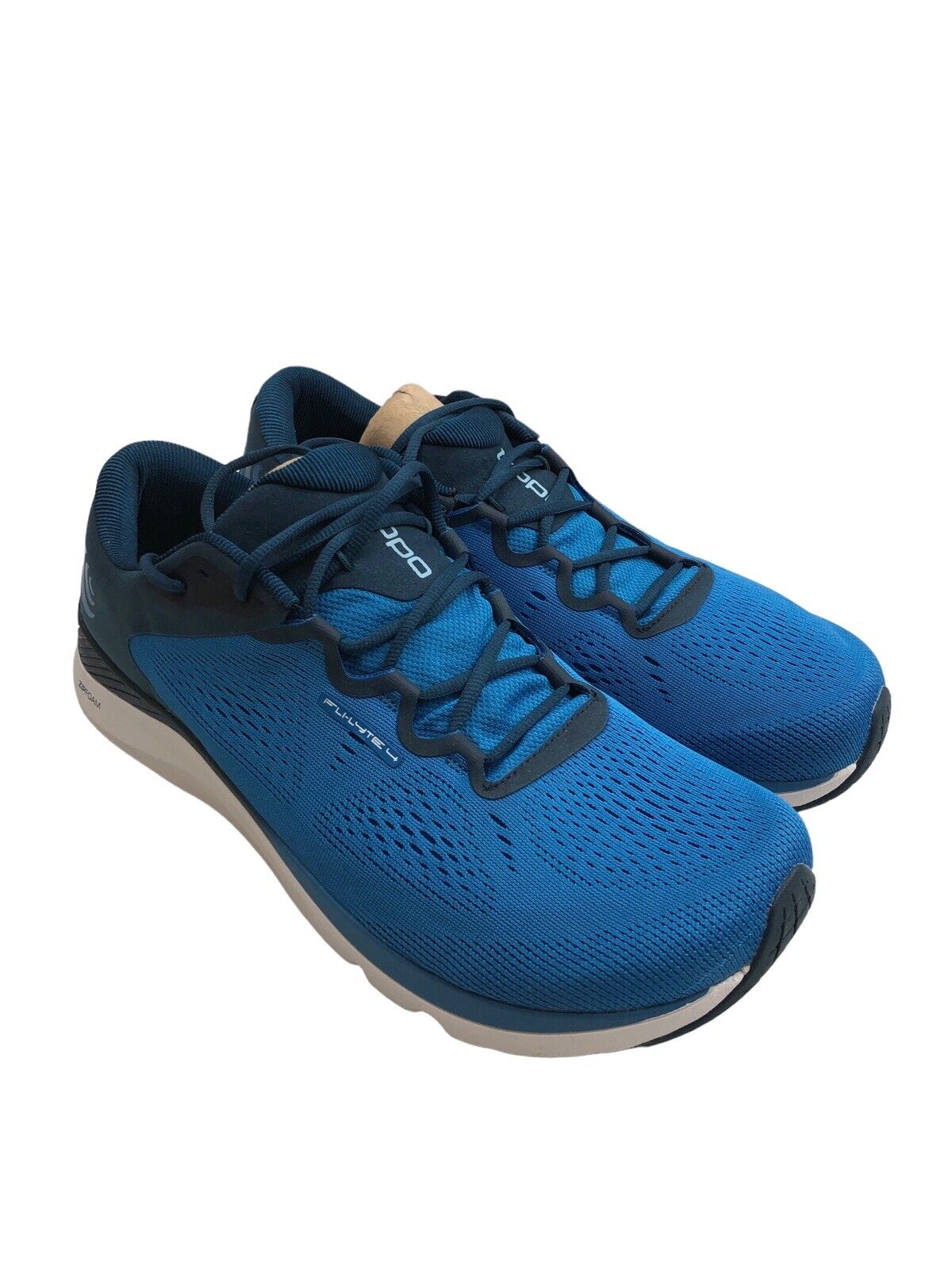 Topo Men’s Fli-Lyte 4 Blue & White Athletic Running Shoe Size 13 Sneaker Lace-up