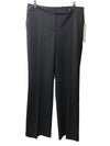 Calvin Klein Straight-Leg Classic Business Casual Long Pants for Women 8 Black