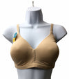 Vanity Fair Beauty Back Wirefree T-shirt Bra Women's Opaque Size 34D Nude Beige