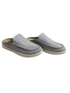 Waco SPENCO St. Maarten Women's Size 6D Perforated Suede Slip-On Mules Gray