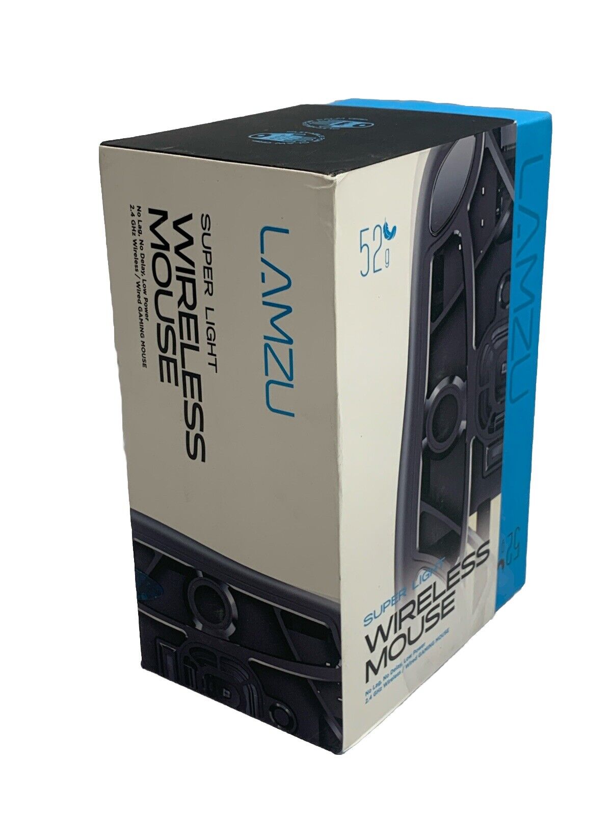 Lamzu Thorn Gaming Maus White Mouse Super Light No Delay 2.4 Ghz Wireless/Wired