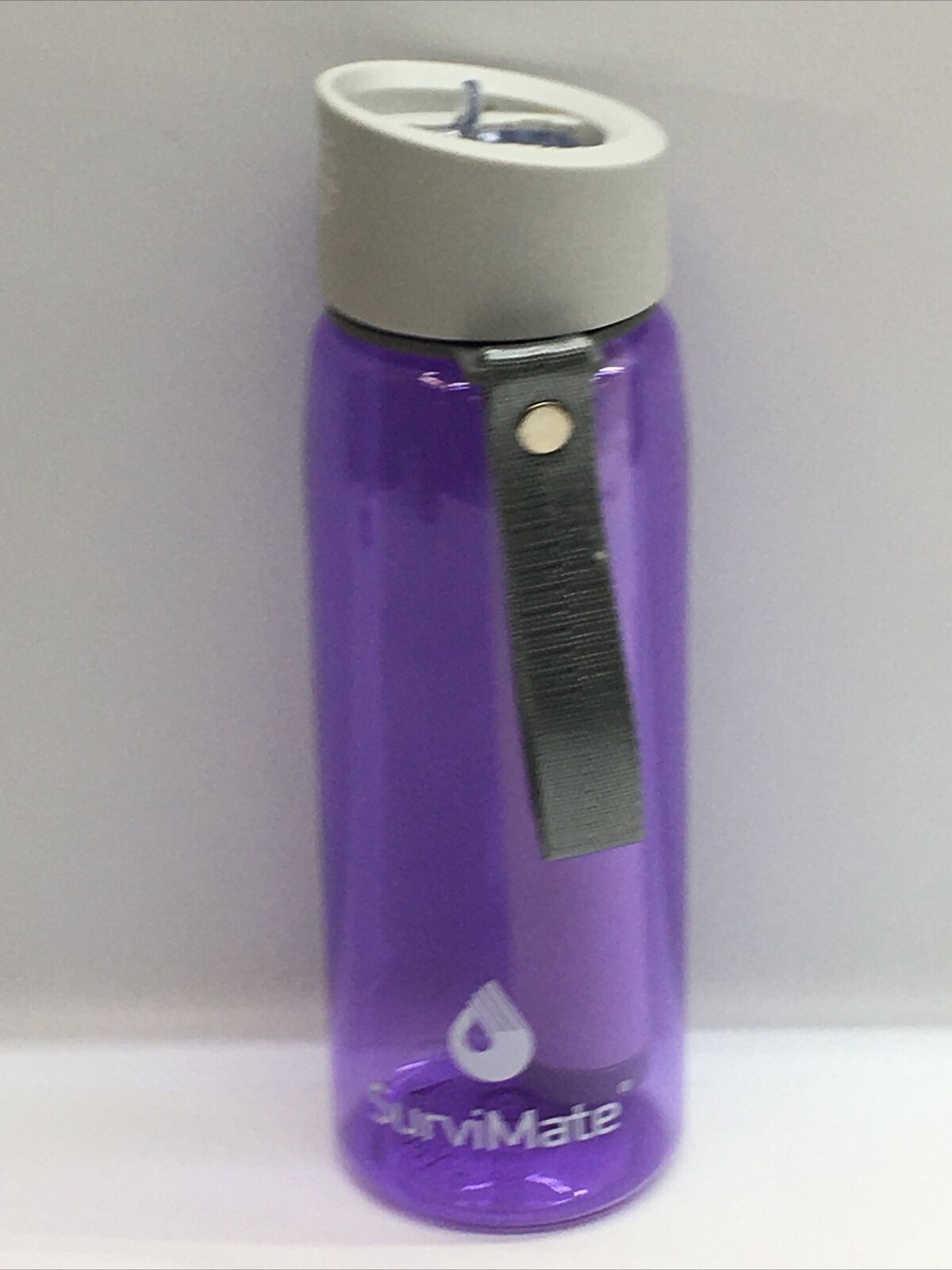 Survimate 0.01μm Ultra-Filtration Filtered Portable Water Bottle Purple Camping