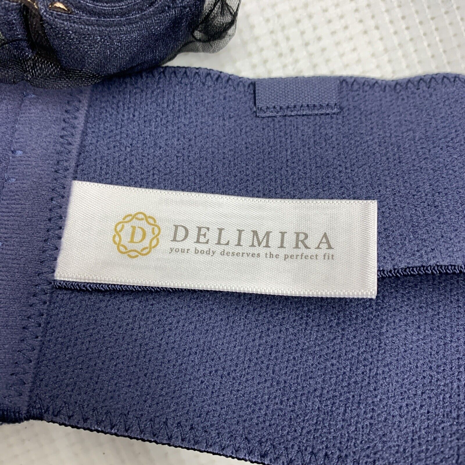 DELIMIRA Women's Underwire Convertible Strapless Bra Non Padded W592S Size 42C