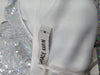 Grace Karin Women XL Sequin Cocktail Dress White Off Shoulder for Party Occasion