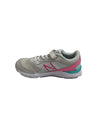 New Balance 680v6 Bungee Gray Pink YA680PS6 Youth Size 6.5 Medium Lace-up Sneake