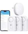 Govee WiFi Water Sensor Water Leak Detector 100dB Adjustable Alarm White 3 Pack