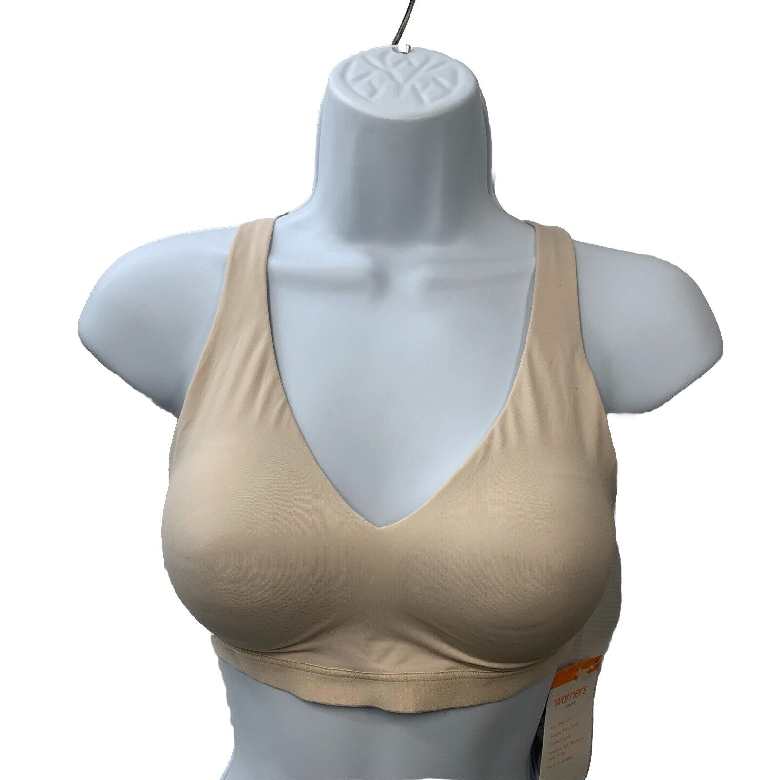 Warners Cloud 9 Smooth Invisible Wireless Lined Comfort Bra Nude RM1041A Size S