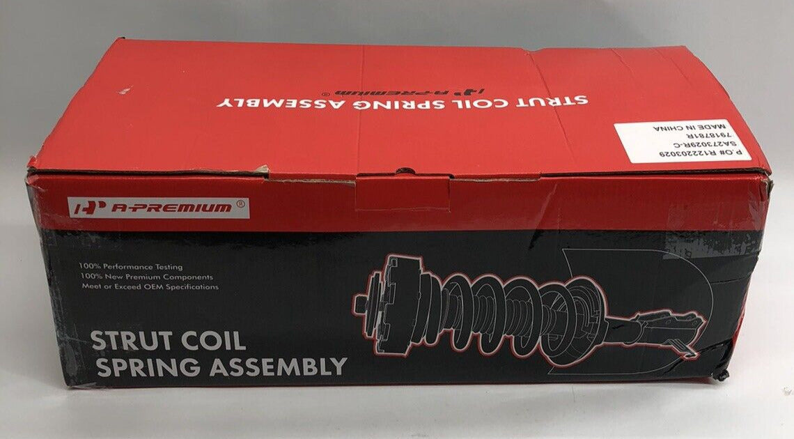 Front Strut Shock Coil Spring Assembly Shock SA273029R-C Black Fit 7918781R