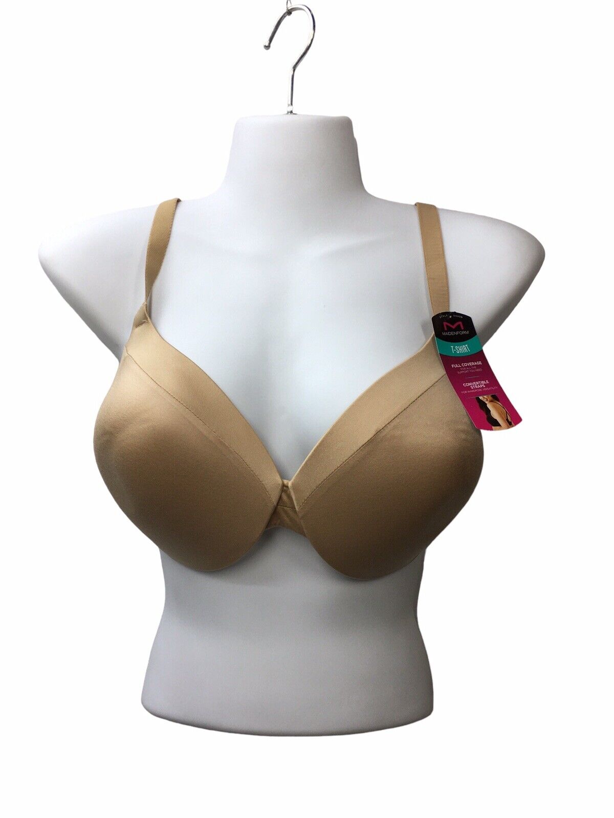 Maidenform Comfort Women's Devotion Underwire Bra Women's Size 38D Beige Opaque