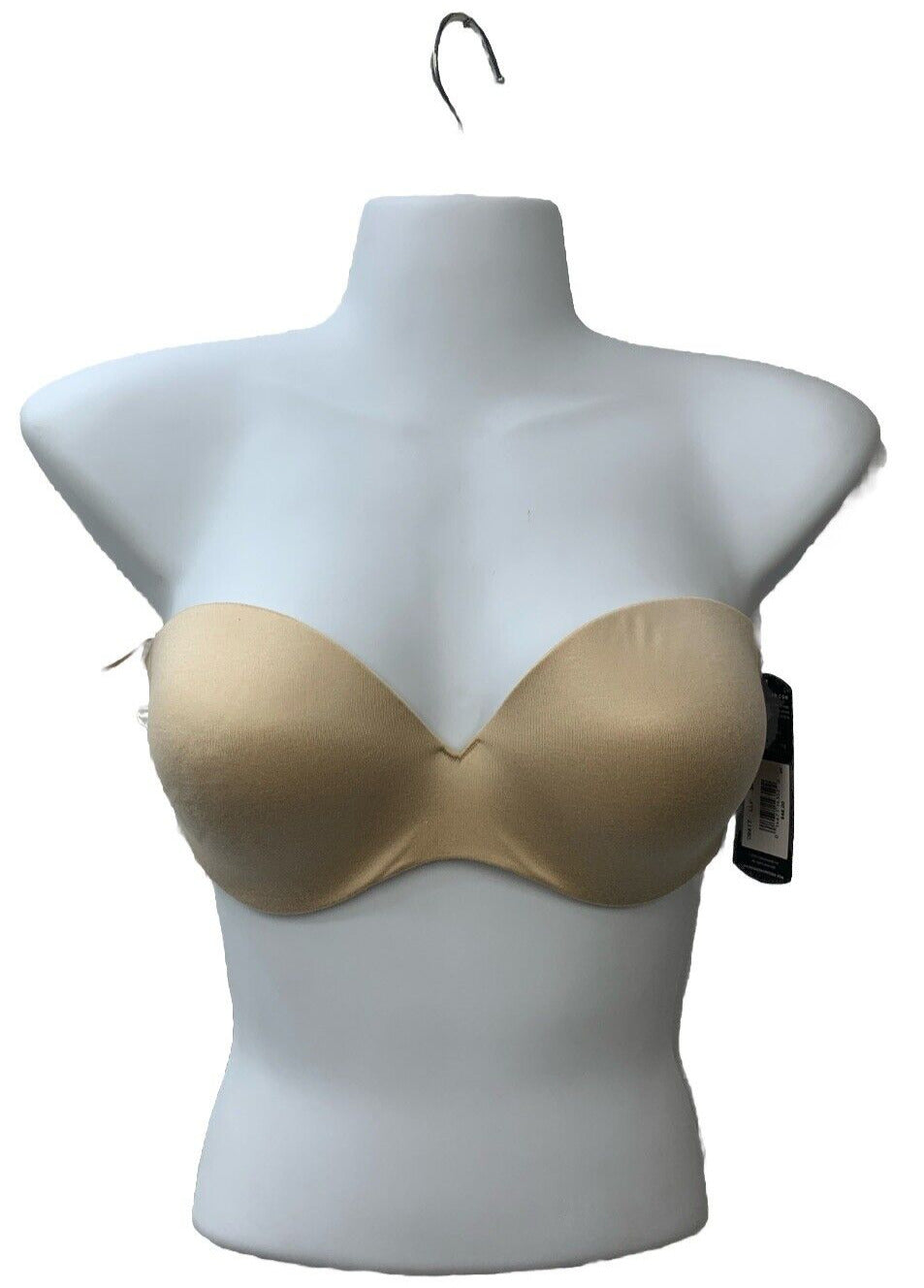 Maidenforn Comfort Multi Way Bra Size 34D 09417-LLF Strapless Beige Underwired