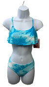 Kanu Surf Girls' Alania Flounce Bikini Beach Sport 2 Piece Swimsuit 9570 Size 10